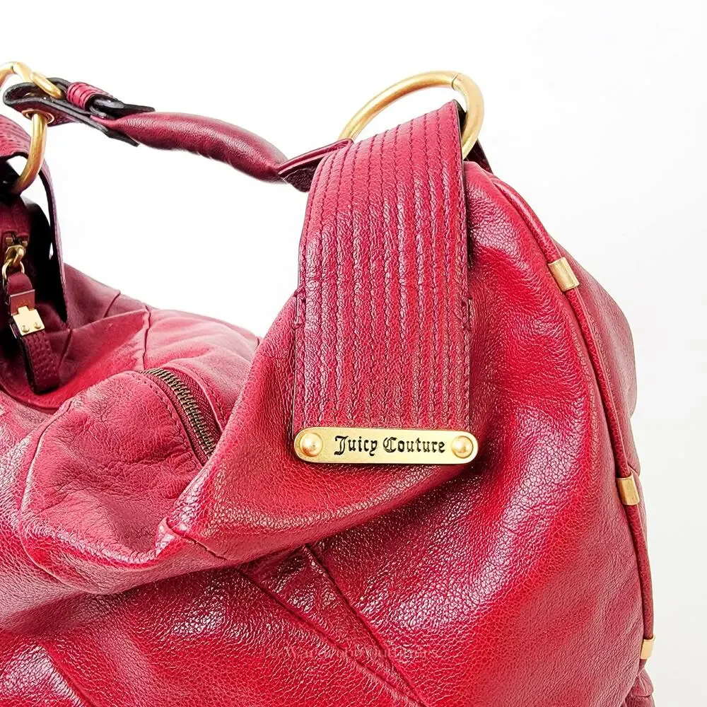 Vintage Y2K Juicy Couture Lock Large 'Gossip' Hobo Handbag